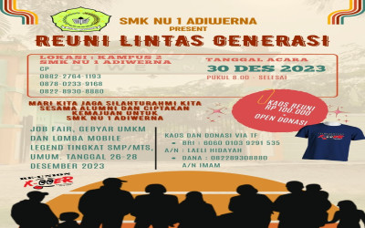 Reuni Akbar SMK NU 1 Adiwerna